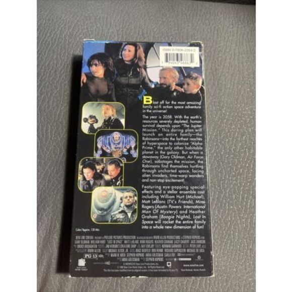 Lost In Space (VHS, 1999) Gary Oldman Matt LeBlanc Heather Graham 2058 Jupiter - Picture 3 of 7